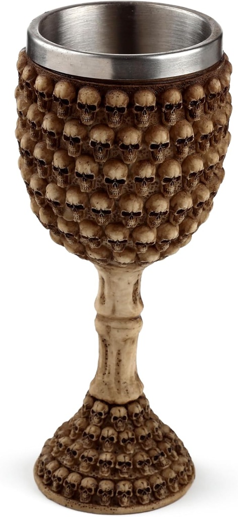 Gothic Multi Skulls Goblet