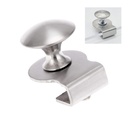 Glass Door Pull Handle/Clamp/Clips for 5-8mm Showcase Furniture Glass Cabinets Drawer Pull Knobs