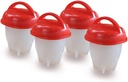 Egglettes Egg Cooker - Hard Boiled Eggs without the Shell, 4 Egg Cups