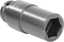 OEMTOOLS 25278 26mm Crank Bolt Socket, Heavy Duty Harmonic Balancer Socket For Stubborn Bolts, 26mm Impact Socket 1/2 Drive Crank Bolt Removal Tool