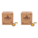 Don Francisco's Hawaiian Hazelnut Flavored Medium Roast (55) + Cinnamon Hazelnut Flavored Med. Roast (55), 110 Recyclable Single-Serve Coffee Pods, Compatible with K-Cup Keurig Coffee Maker (Incl 2.0)