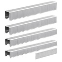 Heavy Duty T50 Staples 5400-Count 5 Sizes Includes: 5/16",3/8",1/2",9/16" Staples+5/8" Brad Nails, 20 Gauge Galvanized Assorted Size Project Pack