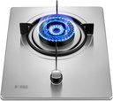 Burner Gas Cooker Built In Kitchen Gas Stove 5 0Kw Stainless Steel Cooker Hob Single(Lpg)