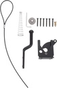 STOBOK Do It Yourself Gate Locks Gravity Lever Fence Lock Universal Metal Gate Latch for in/Out Swing Doors