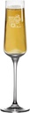GLENLCWE Happy St. Patrick's Day Pug Dog Stemmed Champagne Flutes Champagne Glasses Set of 2 Elegant Sparkling Wine Glass Personality Crystal Champagne Flutes Glass Cup
