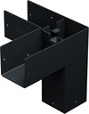 Simpson Strong-Tie SAGE-C44-KT2 - Sage System Black Powder-Coated Corner Connector (2ct)