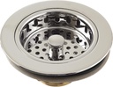 Kingston Brass KBS1006 Kitchen Sink Basket Strainer, Polished Nickel