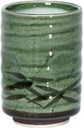 8 oz. Japanese Tea Cup Green Sasa by MIYA
