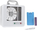 VALICLUD Silent Mini Electric Fan with Cooling Energy Saving Evaporative Air Conditioning Fan for Home and Office with Humidifier Function and Strong Refrigeration