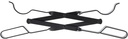 26inch Long Fireplace Tongs Clamp Clip Firewood Metal Log Grabber Log Claw Heavy Duty Wrought Iron