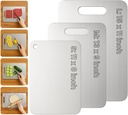 Titanium Cutting Board Set of 3, 2025 New Upgrade 100% Pure Titanium Cutting Boards for Kitchen, Hygiene & Durability Non Stick Chopping Board, 3Pcs Double Sided Cutting Boards (S+M+L)