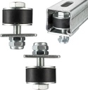 1-5/8" Unistrut Trolley Limit Hardware for Strut Channel, U Bracket,Garage Door Rollers, Hoist Trolley, Beam Trolleys 2Pack