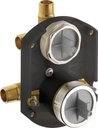 Delta Faucet R22000 MultiChoice Universal Valve 3-Setting 6-Setting Custom Shower Integrated Diverter Rough, Custom Shower Valve Kit, Brass Construction, R22000-WS (Screwdriver Stops Included)