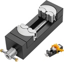 WhiteRhino Mini Vise Clamp,Smart Fractal Vise Drill Press Vise Bench Vise,Heavy Duty Self-Adjusting Aerospace-grade Aluminum Alloy&Precision CNC Machined— Crafts,Jewelry Making, Modeling,DIY,Repairs