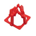 Hercules 1-1/2" Rebar Chair - (50 Count) Superior Strength & Quality Concrete Snap Rebar Chair For #4 Rebar