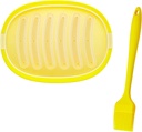 NLIAN- Silicone Hot Dog Molds, with Brush Platinum Silica Bread Mould Sausage Maker Hot Dog Forms Heat-Resistant Non-Stick -40°C~230°C