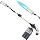 Propane Torch Burner Weed Torch with High Output 800,000 BTU Heavy Duty Blow Torch 30" Detachable Long Arm Propane Weed Burner&Flame Control Valve for Garden,Stumps,Wood,Melting Ice,Snow Road,Roofing