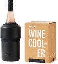 Huski Wine Chiller | Award Winning Iceless Design | Keeps Wine Cold up to 6 Hours | Wine Accessory | Next Generation Ice Bucket | Fits Some Champagne Bottles | Perfect Gift for Wine Lovers (Black)