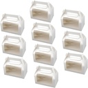 10 Pcs Handheld Cake Box White Card Pvc Window Toast Bread Mousse Baking Packaging Box Small