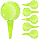 Coolrunner 6 Pack Sowing Seeds Dispenser Tool Seed Dispenser Sower Seed Spreaders Planter Seeder Tool with 5 Dial Settings, Plastic Seed Spreader for Flowers, Vegetables