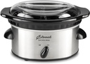 Durable Dual Multi Meal Slow Cooker Food Appliance - Slow Cooker Duo for Versatile Cooking, Ideal for Simultaneous Meal Preparation, Energy Eﬃcient and Easy to Clean.
