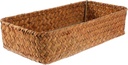 Cabilock Woven Storage Basket for Cutlery and Condiments Multifunctional Desktop Organizer Space Saving Design Easy to Clean Seagrass Basket