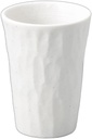 セトモノホンポ(Setomonohonpo) White Shochu Cup [ 3.3 x 11.5 cm / 350 cc] | Free Cup |