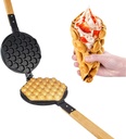 ALDKitchen Bubble Waffle Maker Professional Rotated Nonstick Egg waffle iron machine for Puffle waffles (MOLD)