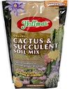 Hoffman 10404 Organic Cactus and Succulent Soil Mix, 4 Quarts, Brown/A