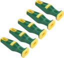 PATIKIL 4.5 Inch Rubber File Handle, 5 Pack File Cutting Tool File Handle Replacement Accessories for 0.47"x0.26" File