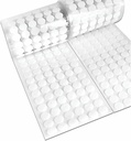 1000 Pcs(500 Pairs) 0.59inch Diameter Strong Sticky Round Nylon Dots, Hook and Loop Circle Dots with Adhesive, for Arts and Crafts Classroom, Office, Home
