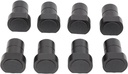 10 Packs Aluminum Alloy Bench Dogs 20mm black Bench Clamps,Table Stop MFT Accessories Dog Non-slip Stoppers Woodworking Workbench Peg Stoppers Workbench Plug Fit for 20mm Dog Hole (Aluminum Alloy)