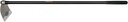 Truper 10621 Forged Garden Hoe - 2 Lb High Carbon Steel One-Piece Forged Head, 54-Inch Handle Round Eye Hoes