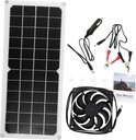 BESPORTBLE 1set Solar Powered Fan Solar Energy Cooling System for Efficient Temperature Control Livestock Farms and Chicken High Saving
