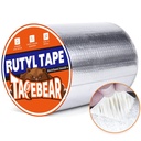 TAPEBEAR Butyl Tape 6inch x16feet, Aluminum Duct Sealing Tape Waterproof Sealant Repair Tape for RV Roof, Boat and Pipe Sealing, Glass & EDPM Roof Leak Patching