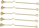 5pcs Stainless Steel Honey Dippers Multi-function Stirring Sticks for Cocktails Coffee and Tea Creative Spiral Design for Easy Mixing and Serving