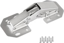 20-Pack 4.2 Inch Hidden Hinges for Cabinet Doors Frameless, Concealed Cabinet Hinge, Surface Mount Hinges